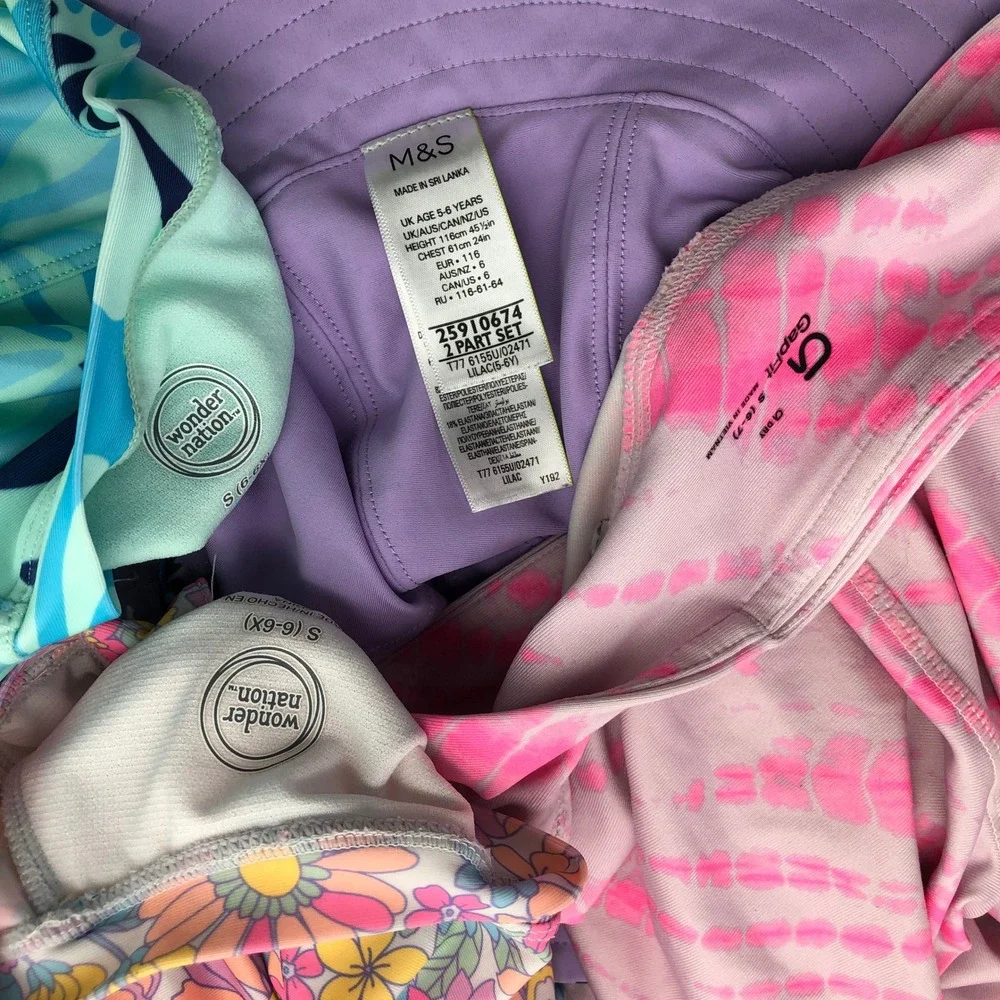 Girls 6X/6-7 Spring Summer Clothing BUNDLE Lot Short Sleeve Tops Bottoms